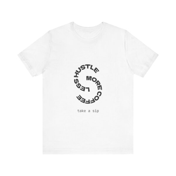 Hustle & Coffee Tee, Relaxed Fit Tee, Unisex Short Sleeve Shirt, Gift for Coffee Lovers, Motivational Tank Top, Daily We